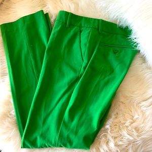 Vibrant green slacks